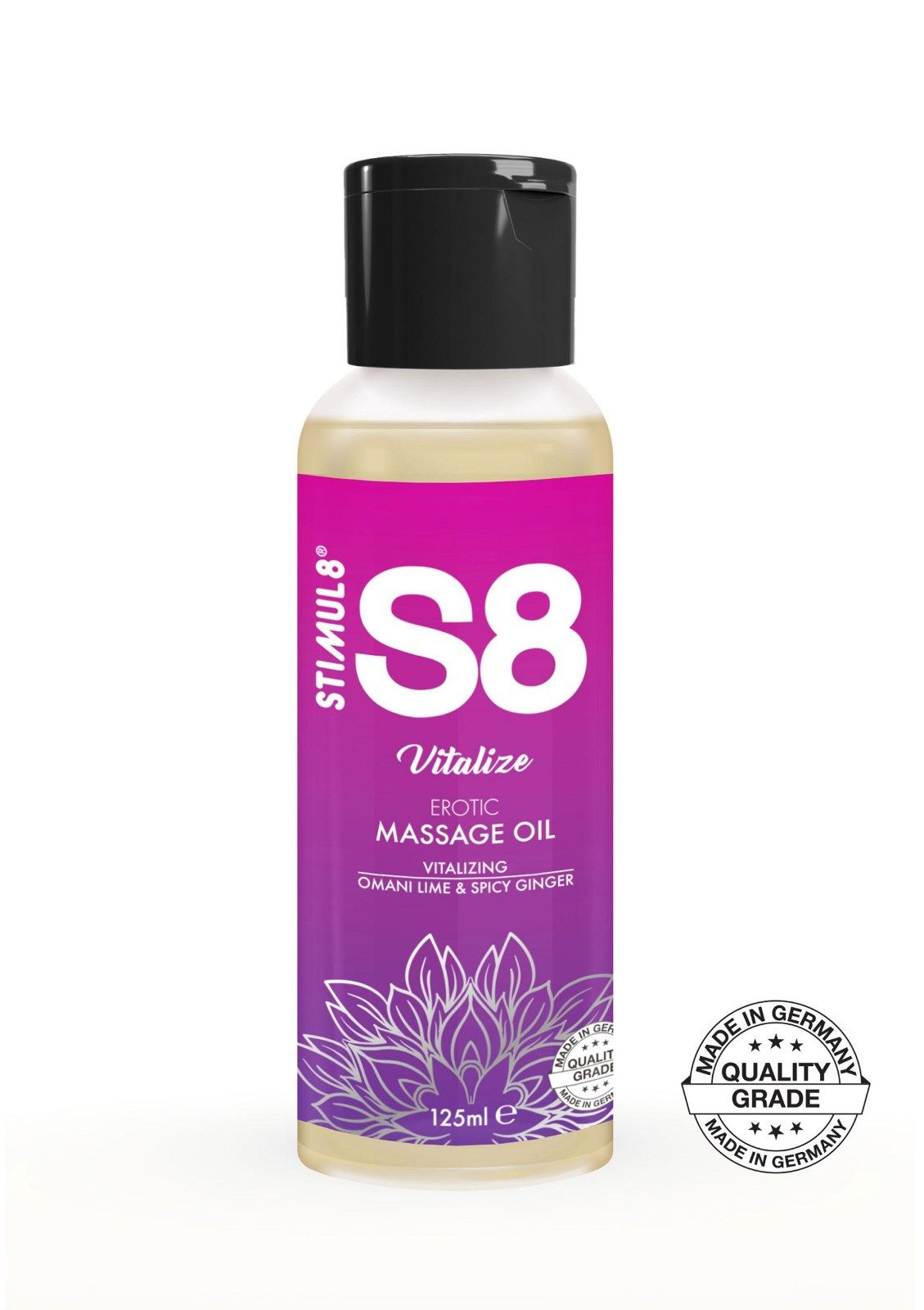 Gleit- & Massageöl 125 ml - Stimul8 S8 - S8 Massage Oil 125ml - -