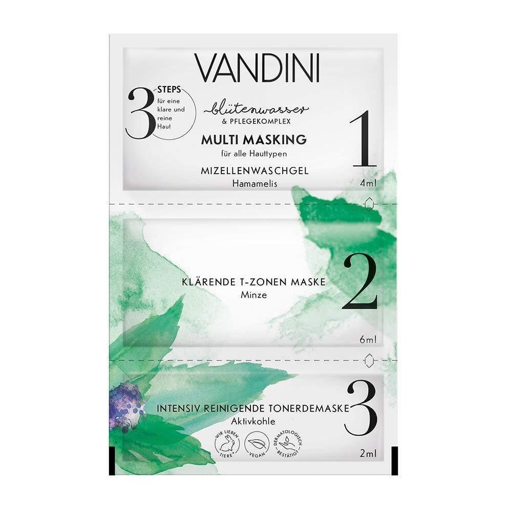 VANDINI Gesichtsmasken-Set VANDINI MULTI MASKING 3-Step Gesichtsmaske 12 ml