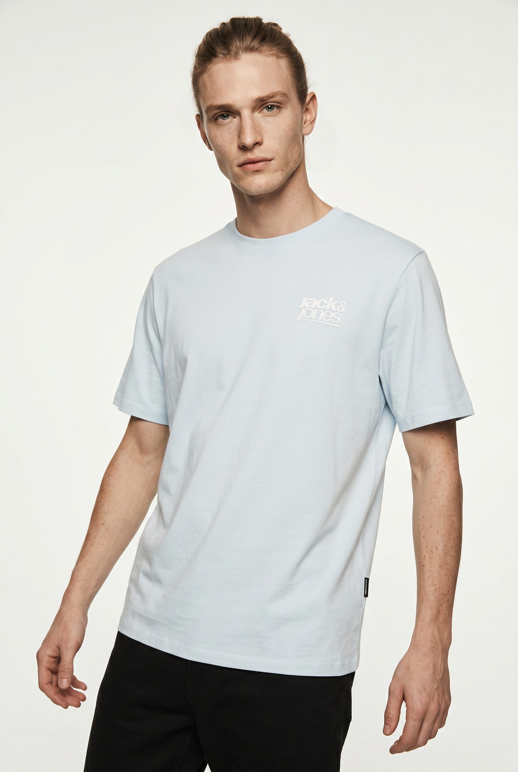 Jack & Jones T-Shirt JCOCLUB BACK PHOTO TEE SS CREW NECK mit Print