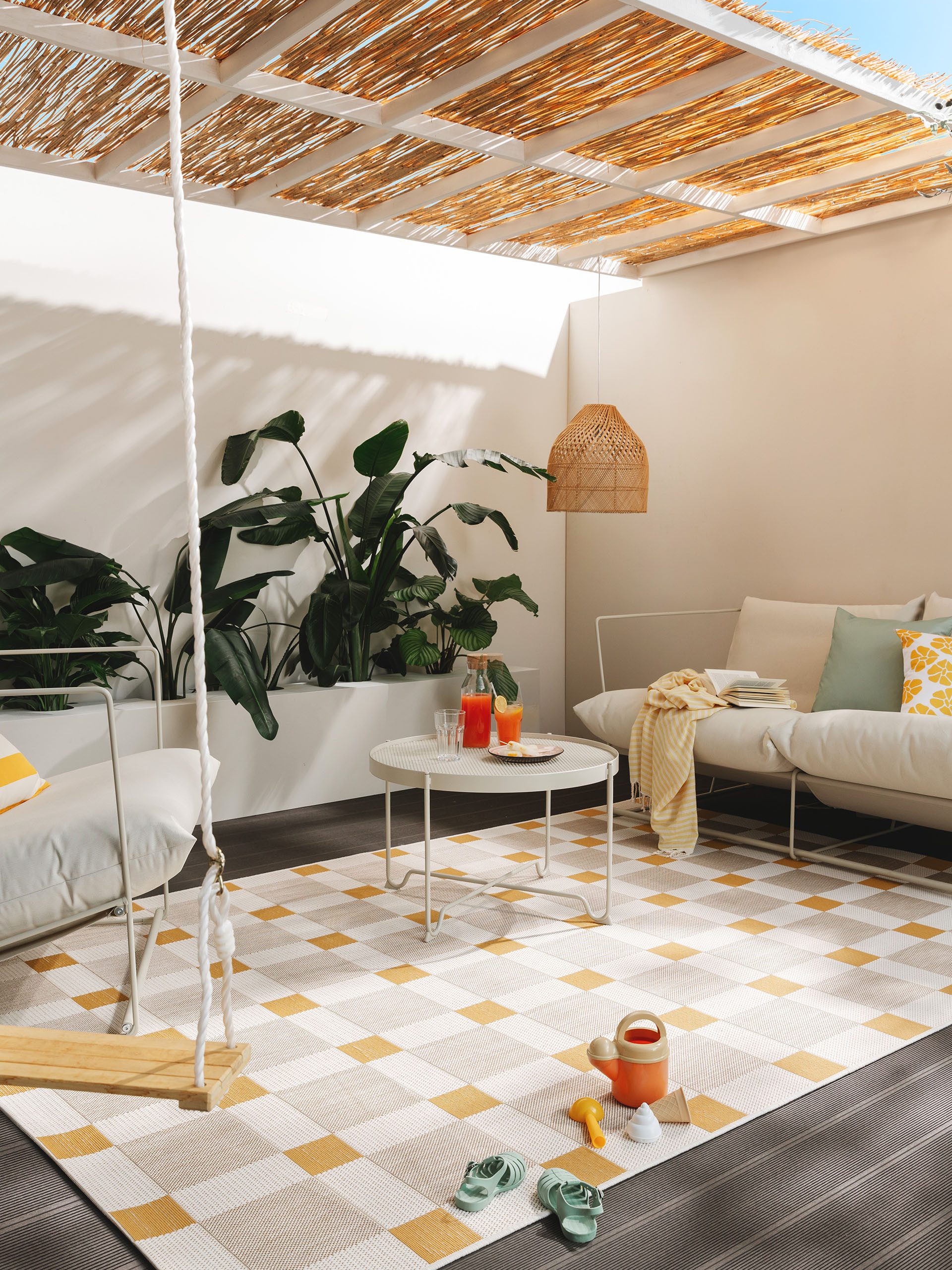 benuta Outdoorteppich Vega, rechteckig, Höhe: 5 mm, Teppich Wohnzimmer, Sch günstig online kaufen