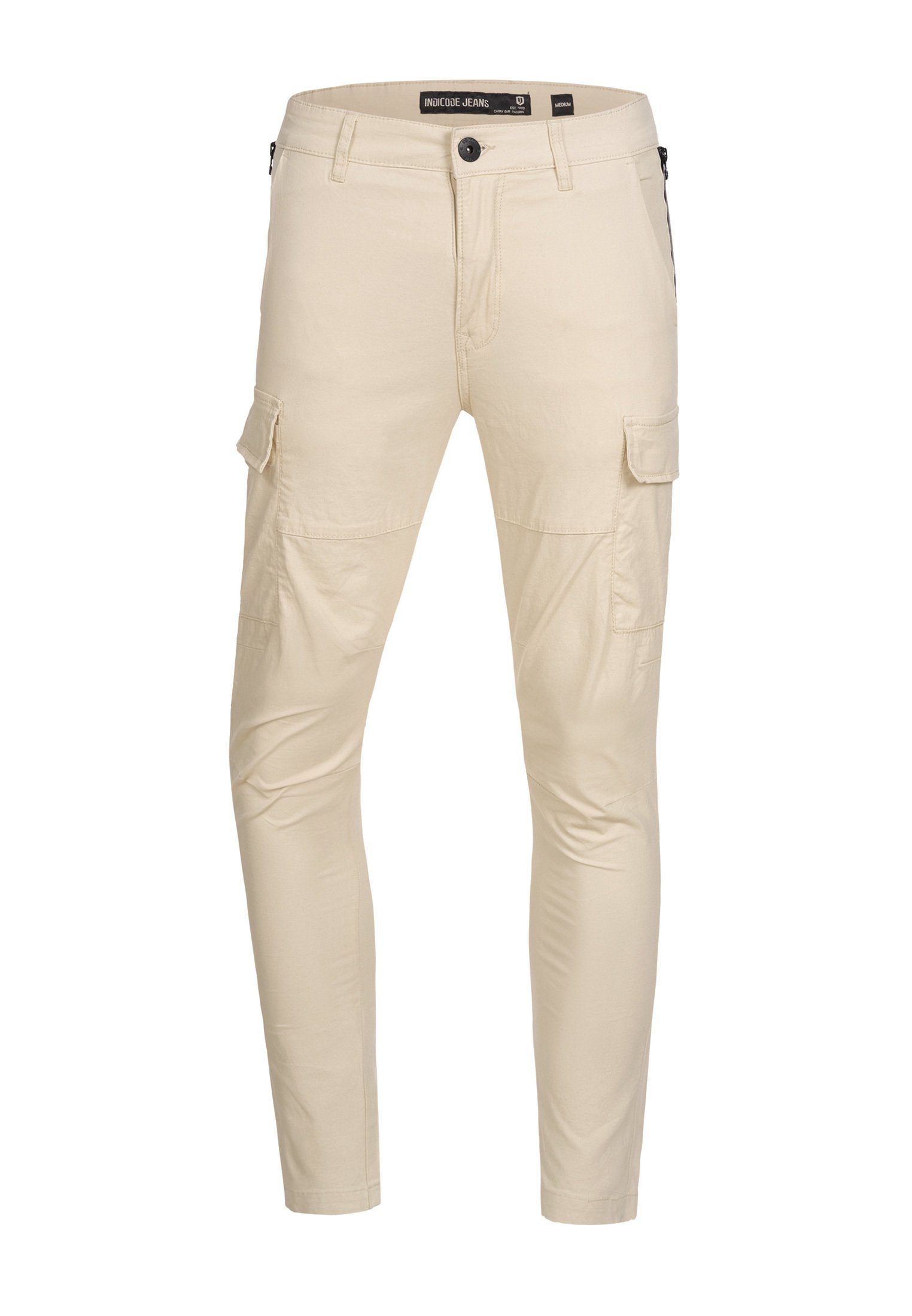 Indicode Cargohose Mathews Fog