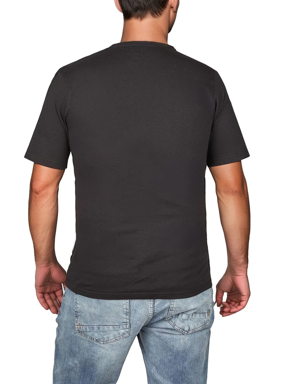 Jack & Jones T-Shirt Herren Basicshirt JACJEANS UNDERWEAR 6er Pack Regular Fit (Vorteilspack, 6-tlg) Kurzarm Tee Shirt mit Rundhalsausschnitt