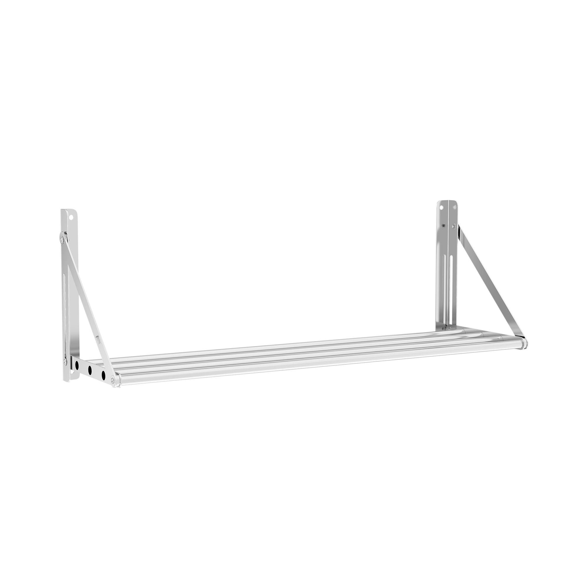 Royal Catering Hängeregal Wandbord klappbar Stangendesign 40 kg Wandregal 100 x 30 cm, verschiedene Größen
