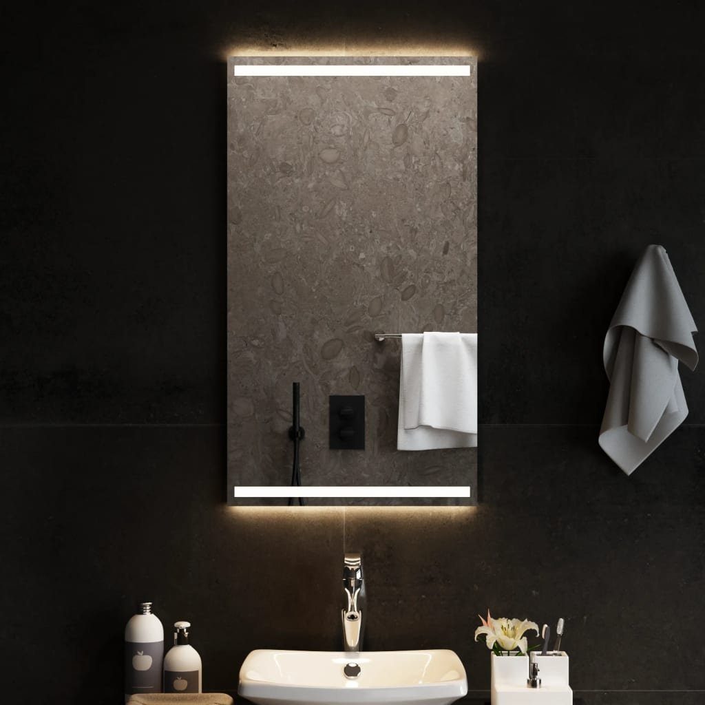 furnicato Wandspiegel LED-Badspiegel 50x90 cm
