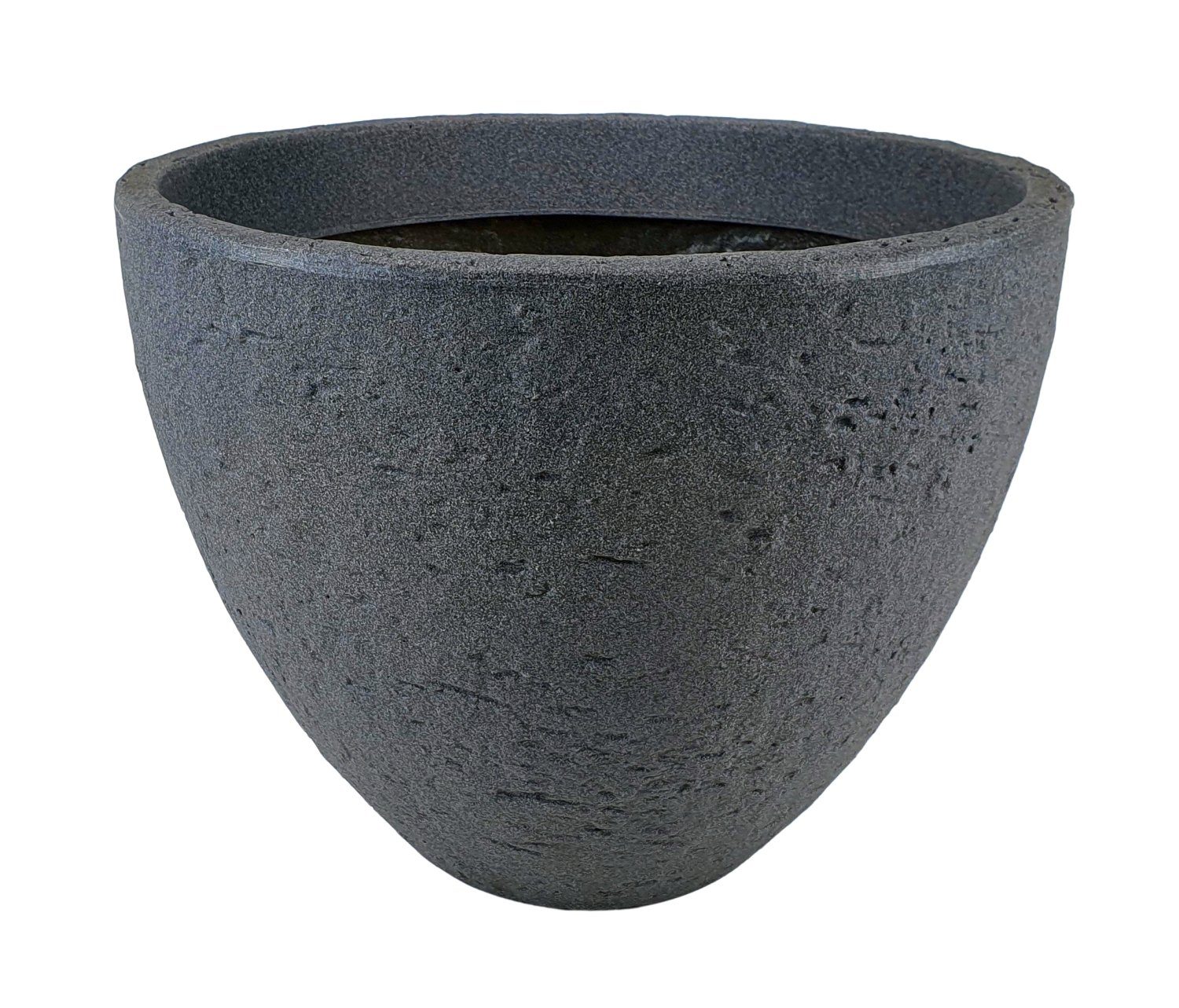 Stone Kunststoff Pflanzkübel Blumenkübel Blumentopf sesua grau rund