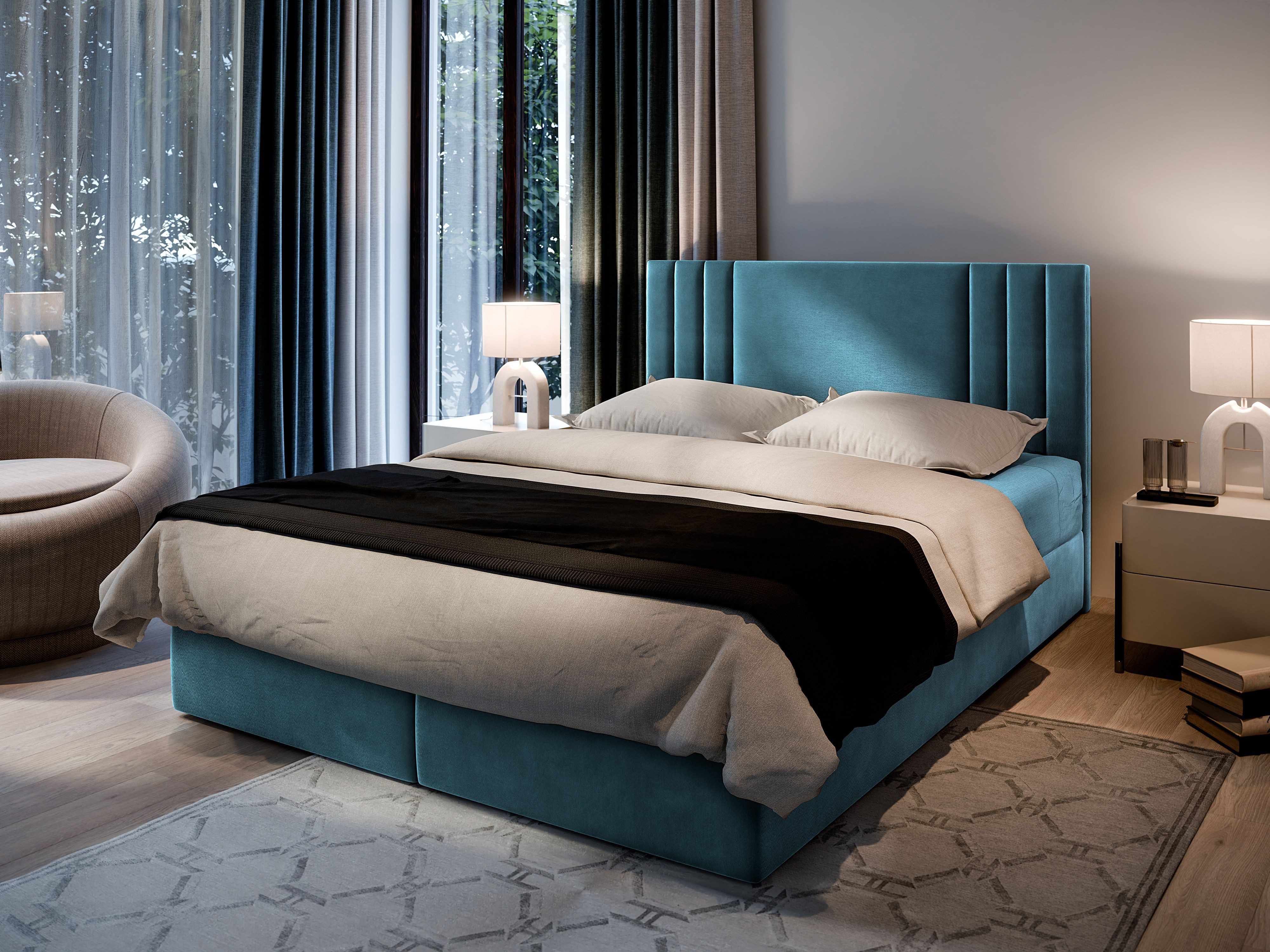 Masseno Boxbett BRES 140x200 cm mit günstig online kaufen