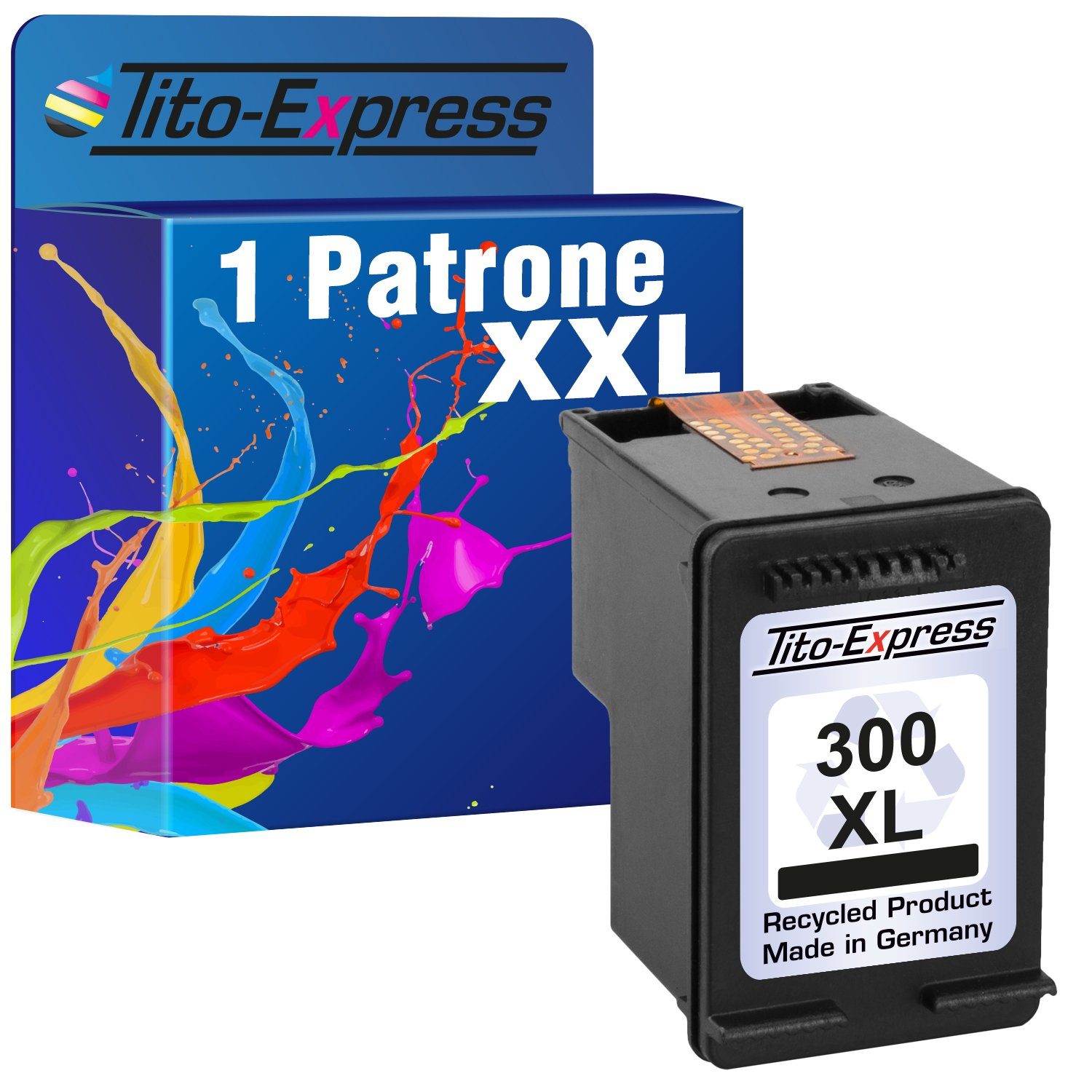 Tito-Express ersetzt HP 300 XL D1660) PhotoSmart D5560 F4580 Tintenpatrone Black F4280 HP C4780 (für DeskJet F2480 300XL C4680 HP300XL F4210