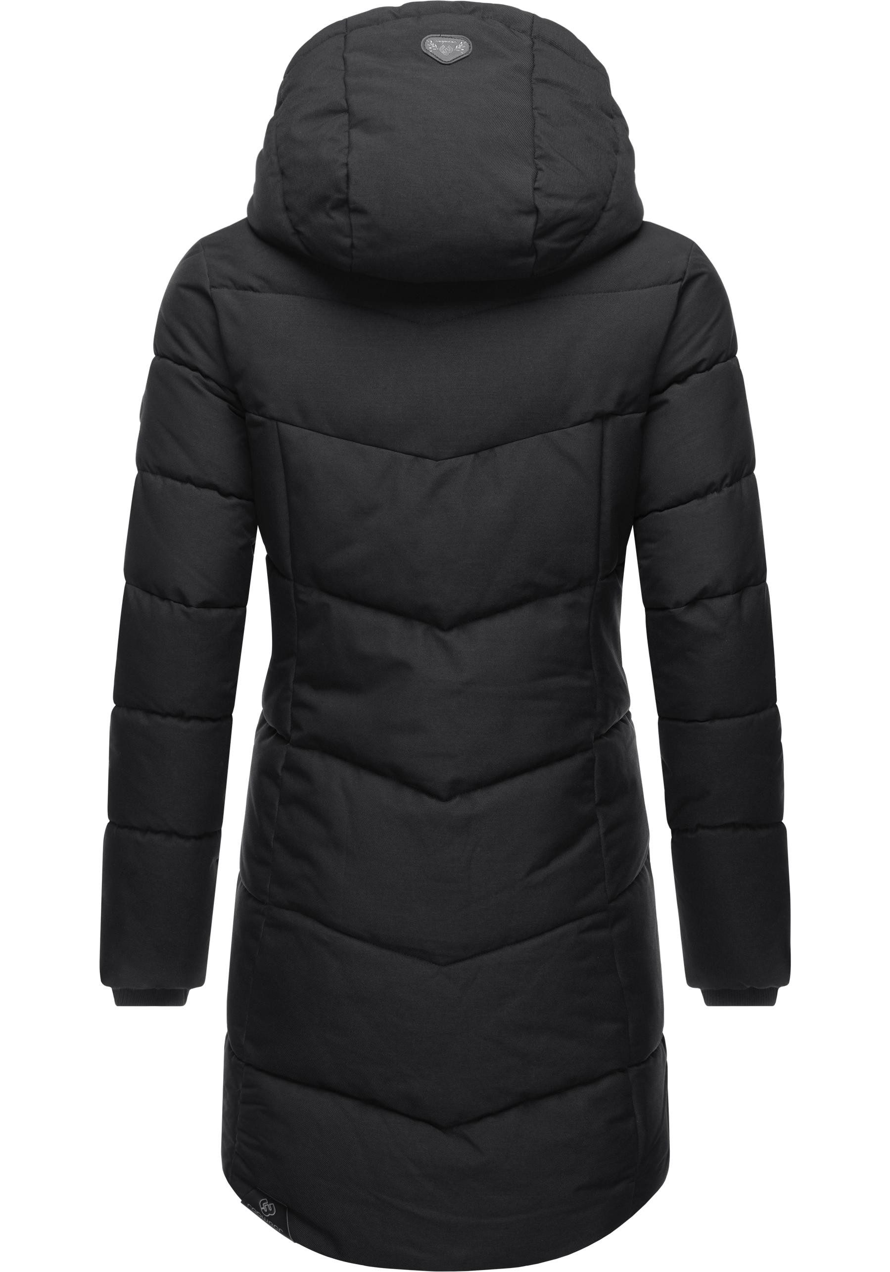 Ragwear Wintermantel Pavla stylischer Winterparka mit Teddyfutter und Kapuze – Bild 3 von 5