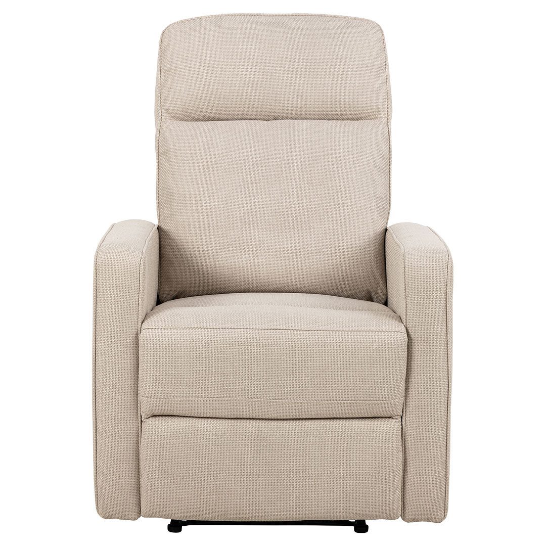 ACTONA GROUP Relaxsessel Asila Sessel Recliner mit Fußstütze beige.