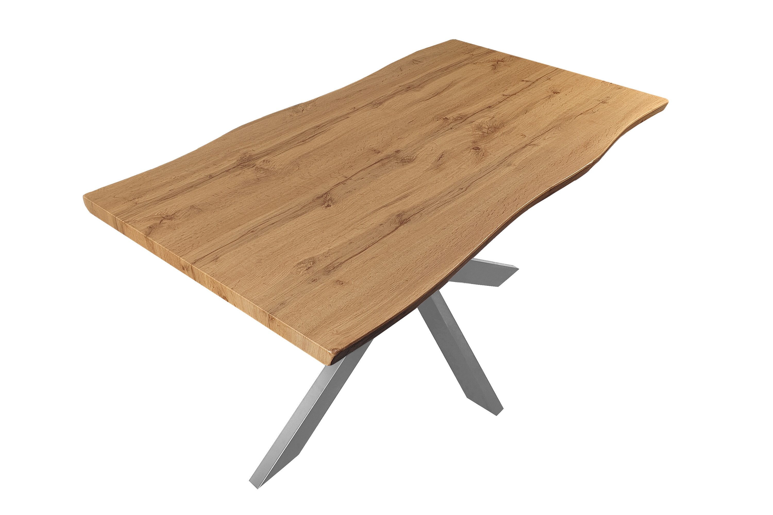 Loreno® Esstisch Josy, verschiedene Holz-Optik, Baumkante, günstig online kaufen