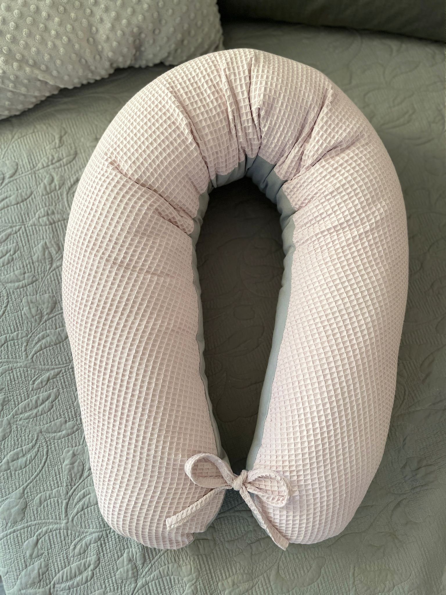 Loolay Stillkissen WAFFELPIQUE/ GLATT Schwangerschaftskissen Seitenschläfer günstig online kaufen