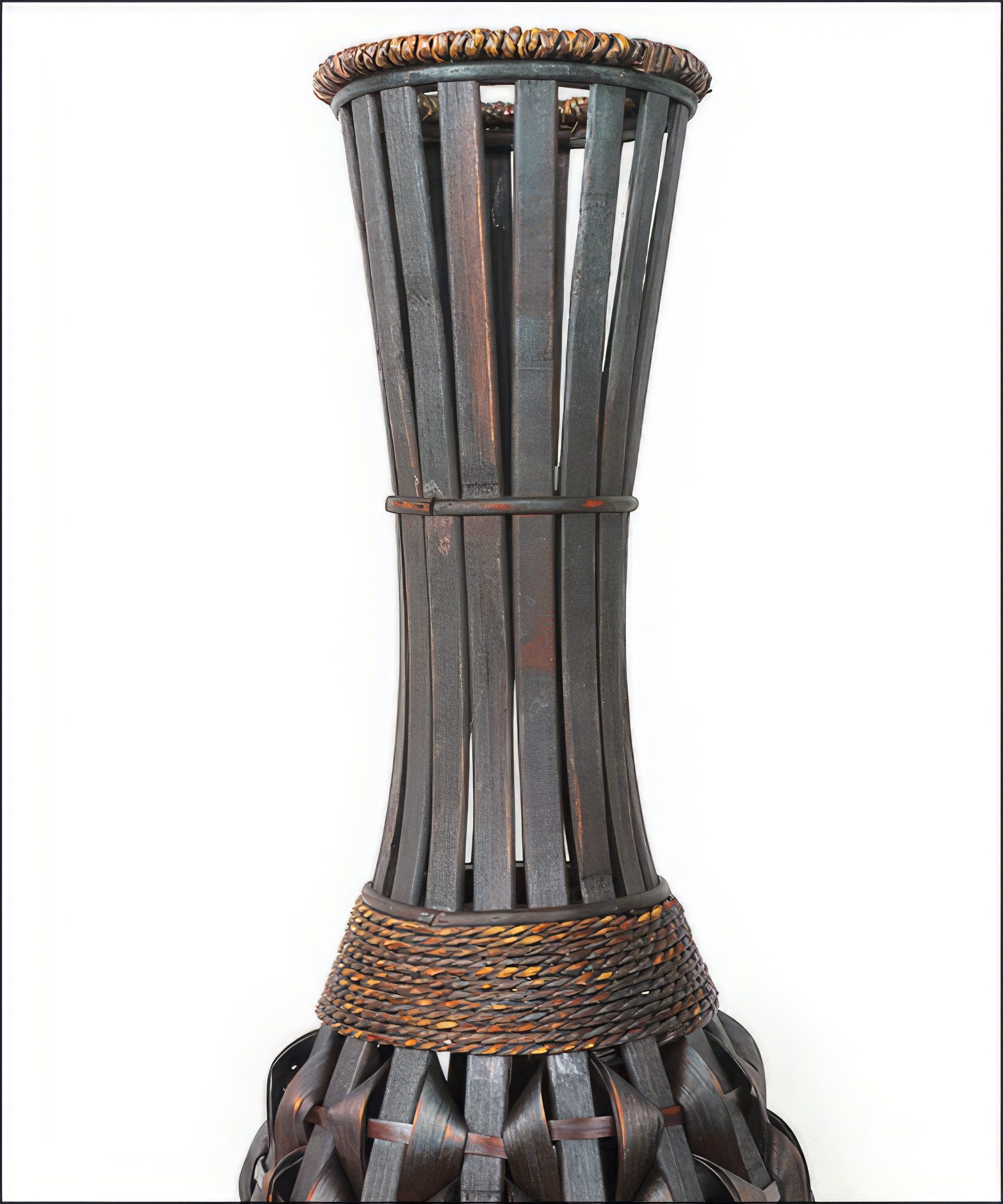 Yudu Bodenvase Blumenvase Pflanztopf Bambus Holz günstig online kaufen