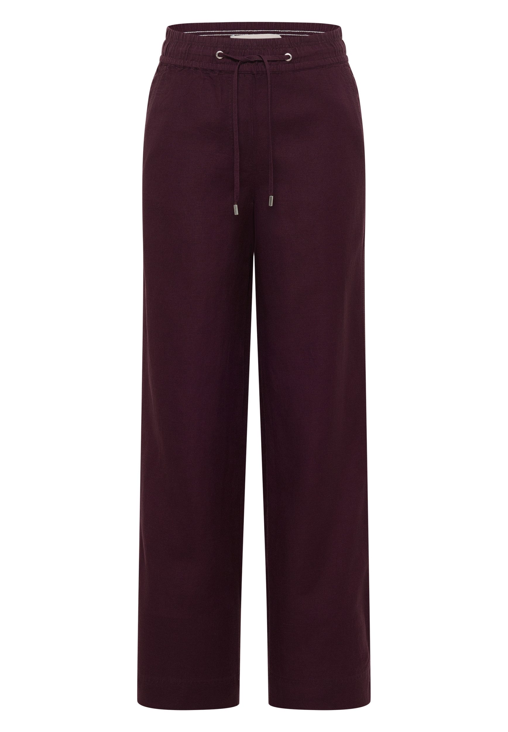 5-Pocket-Hose Wide Leg Hose im Loose Fit aus Leinenmix