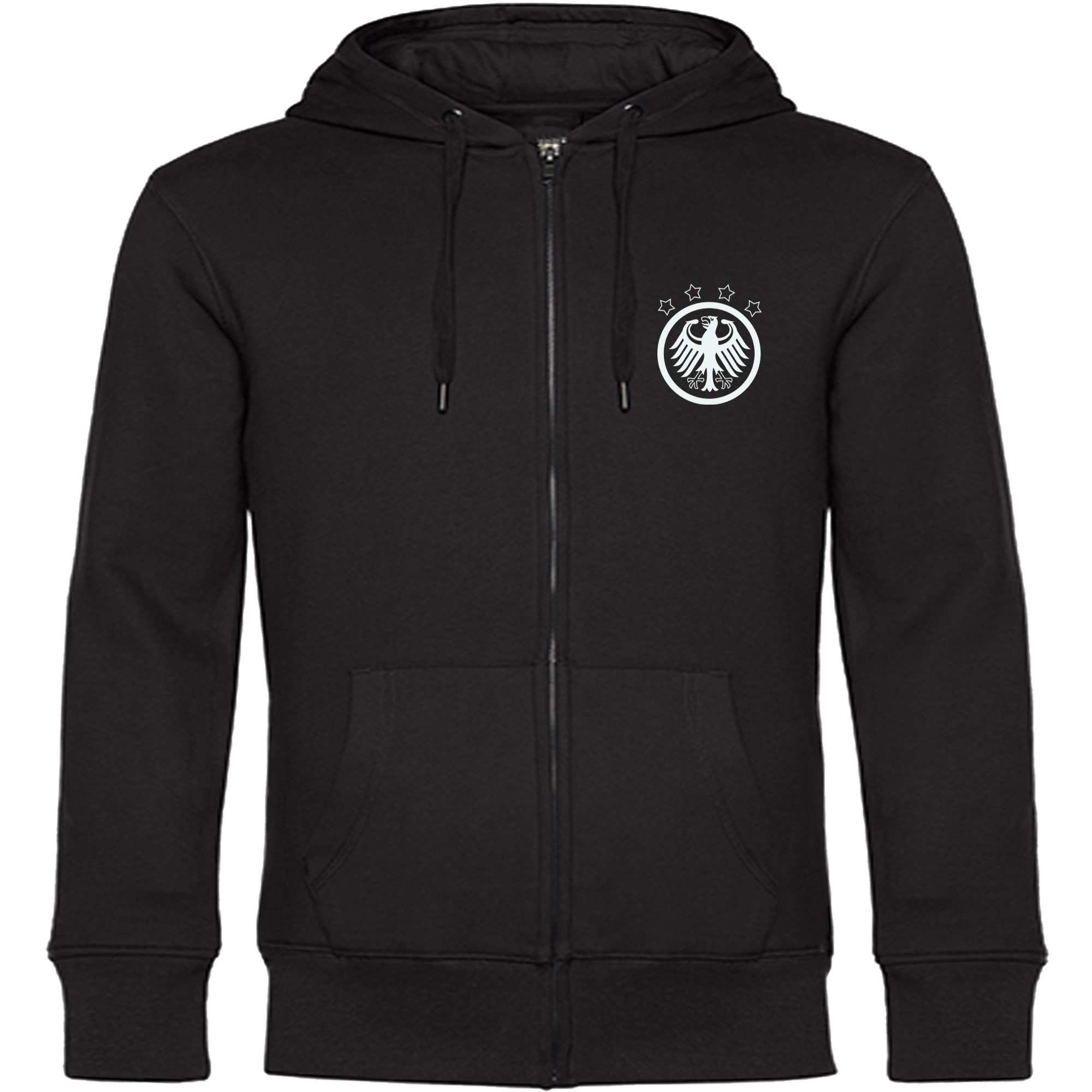 multifanshop Kapuzensweatjacke Deutschland - Adler Retro - Sweat günstig online kaufen