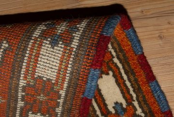 Wollteppich Kazak Teppich handgeknüpft orange, morgenland, rechteckig, Höhe: 8 mm