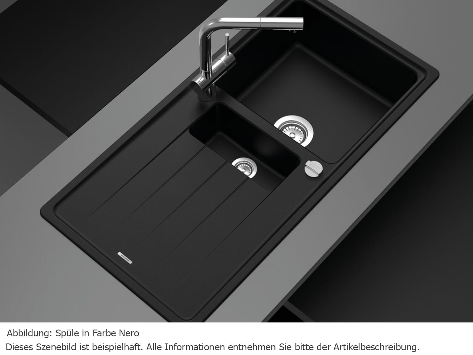 Schock Granitspüle, rechteckig, 100/50 cm, (1 St)