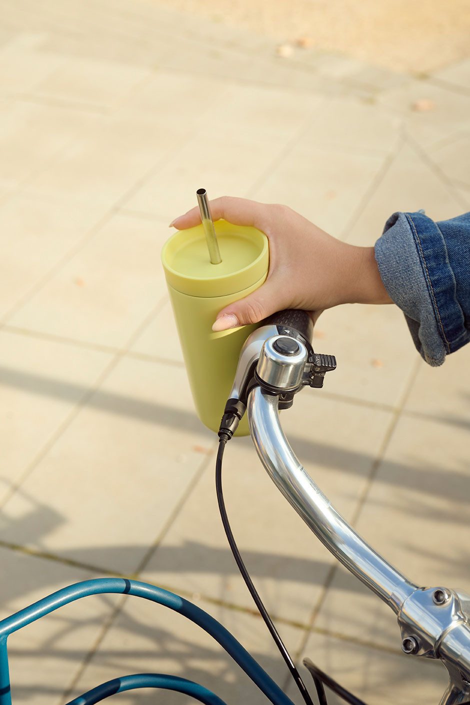 Stelton Thermobecher TO GO Thermobecher SIP mit Strohhalm - laevis, PP Kunststoff, stelton TO GO Thermobecher SIP mit Strohhalm - laevis