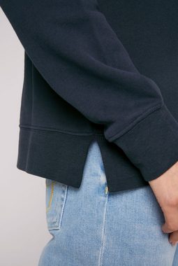 SOCCX Kapuzensweatshirt mit Seitenschlitze