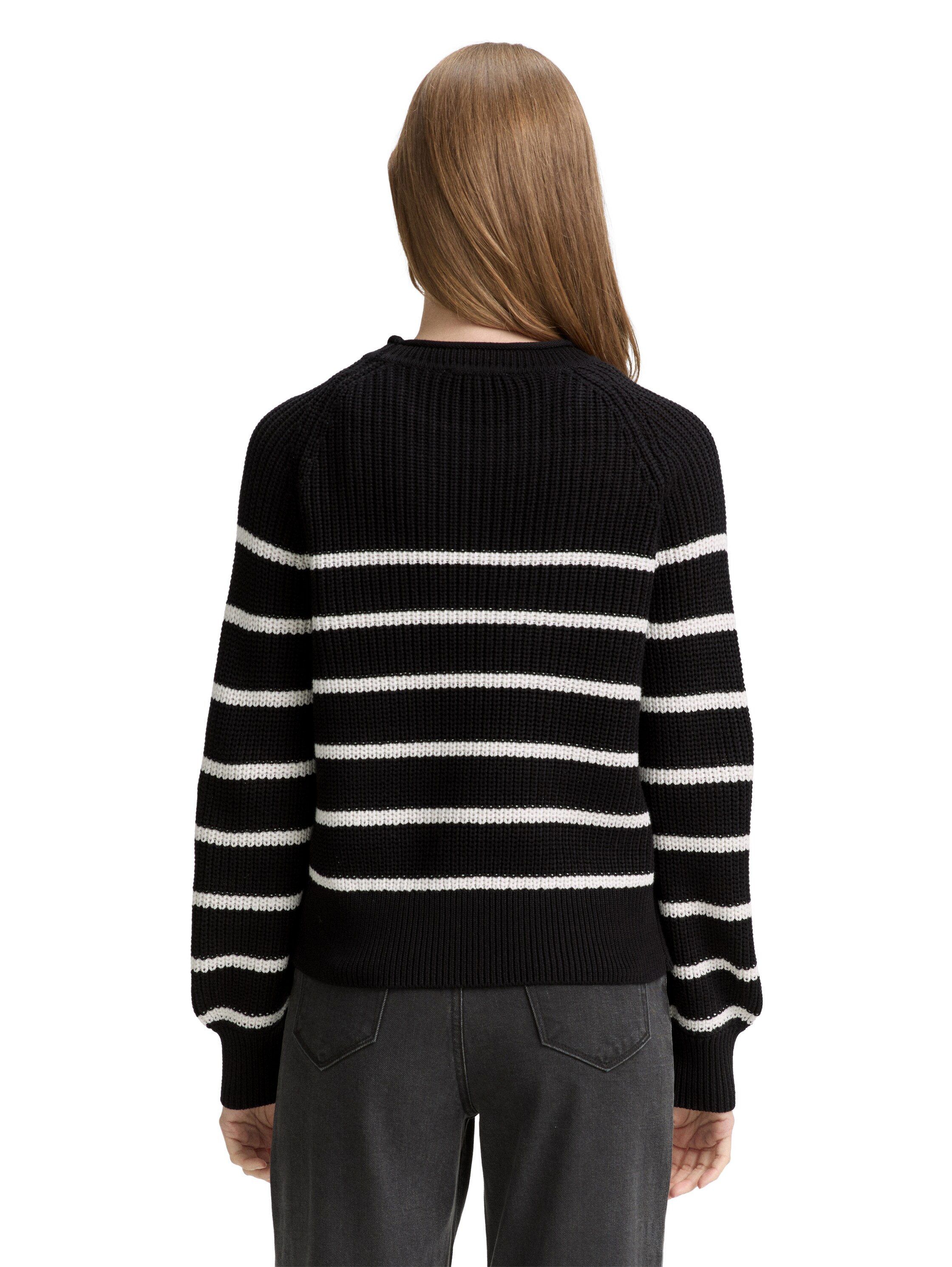 TOM TAILOR Denim Strickpullover mit Strick-Struktur günstig online kaufen