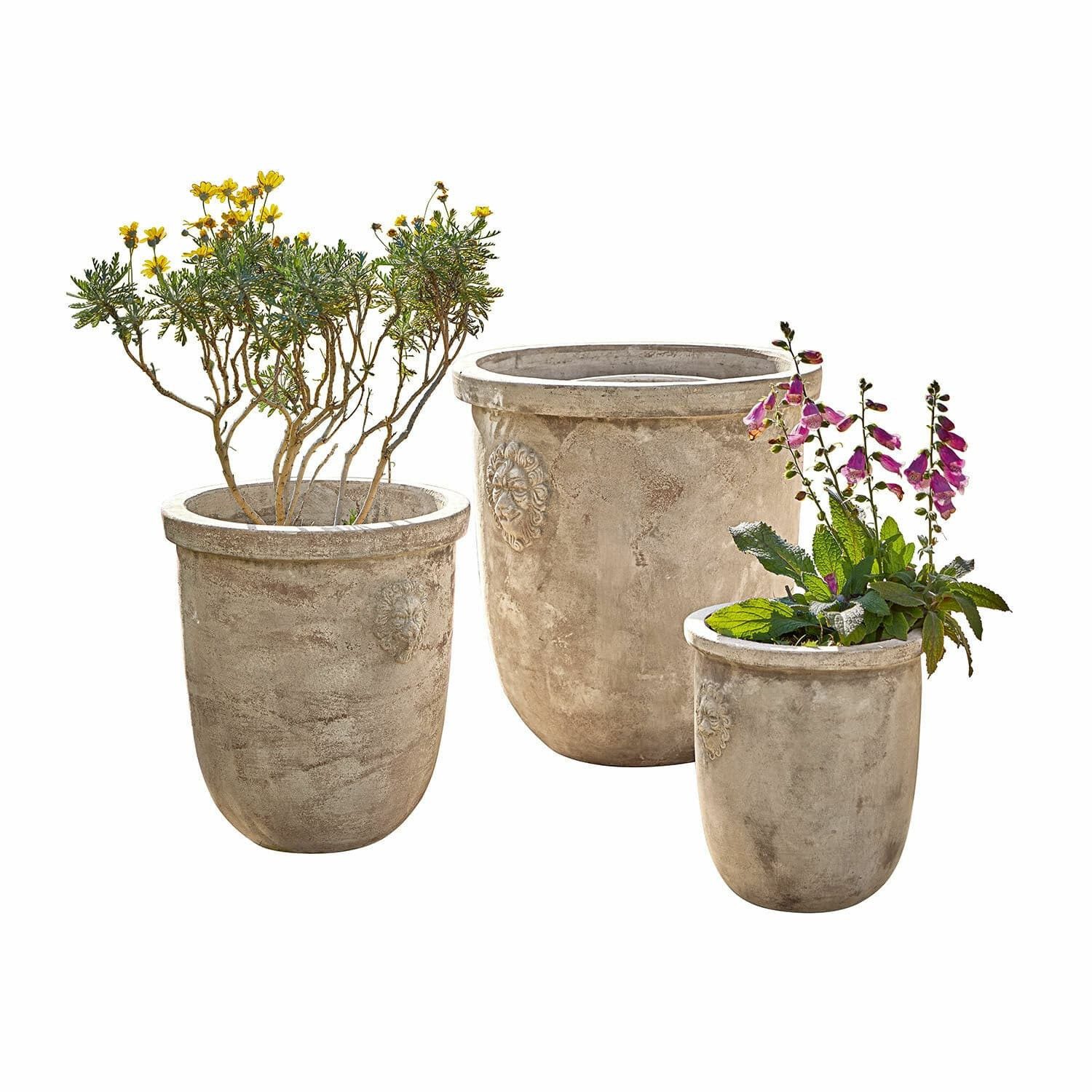 Mirabeau Übertopf Übertopf 3er Set Autigny antikbeige