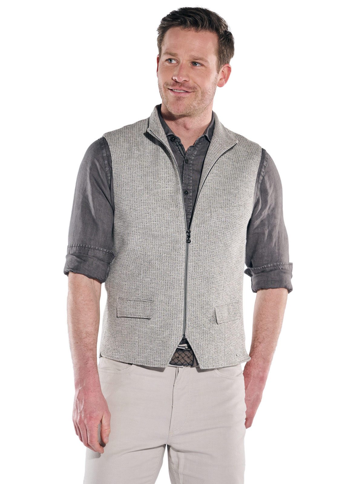 Engbers Anzugweste Herren Weste, Braunbeige