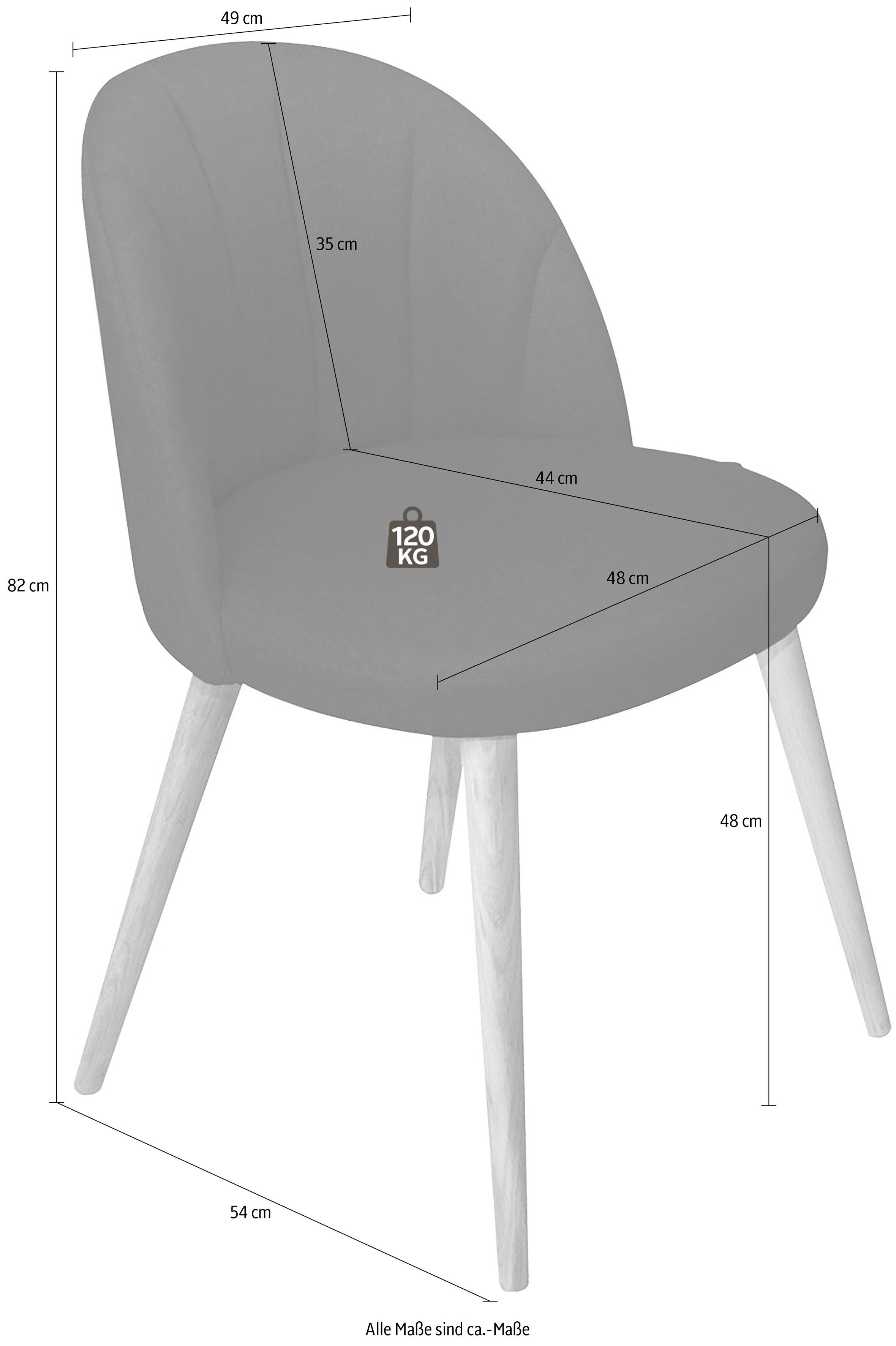 INOSIGN Polsterstuhl Donna (Set, 2 St), günstig online kaufen