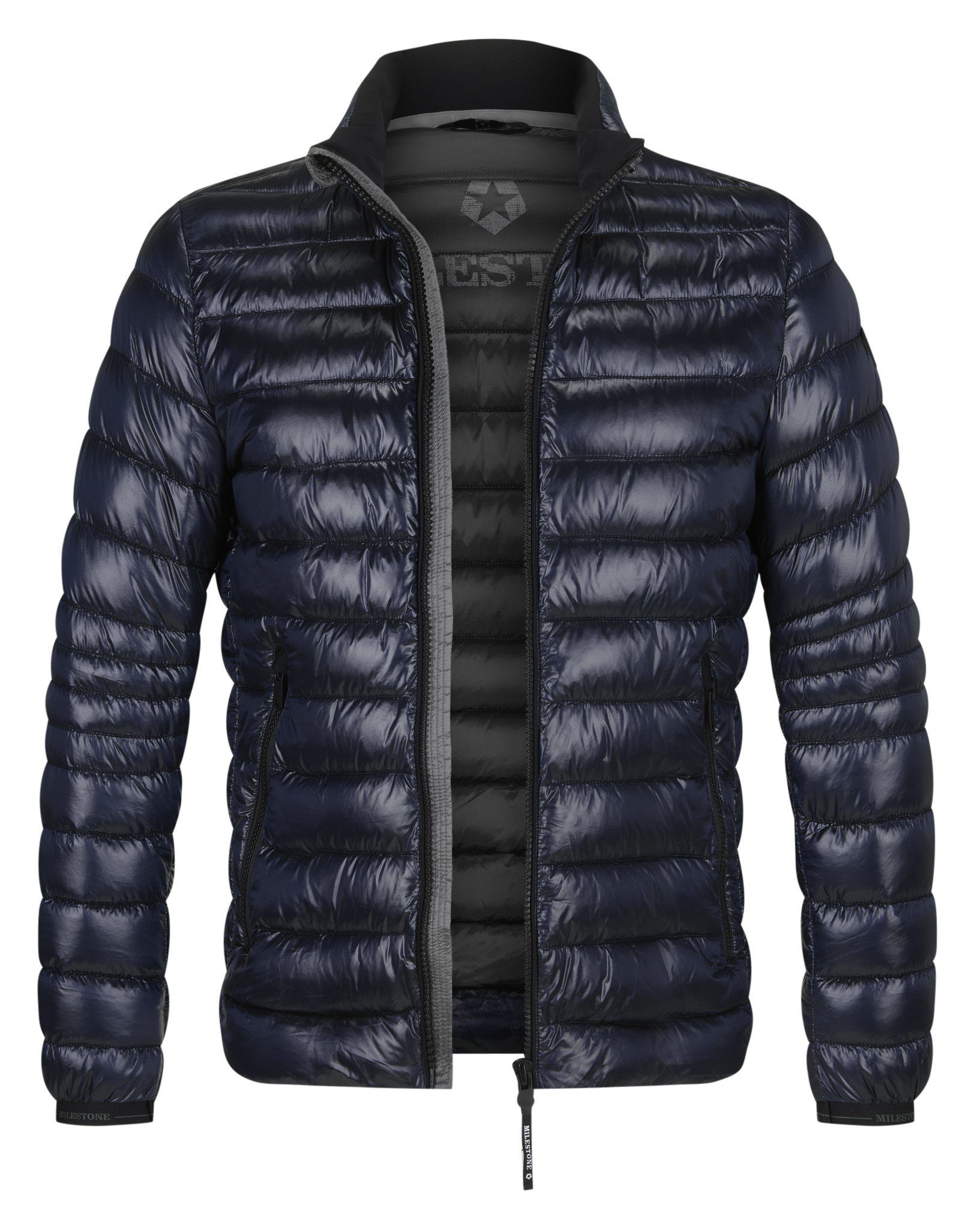 Milestone Steppjacke MSCartagena High-Shine Oberstoff mit wasserabweisender Ausrüstung, winddicht