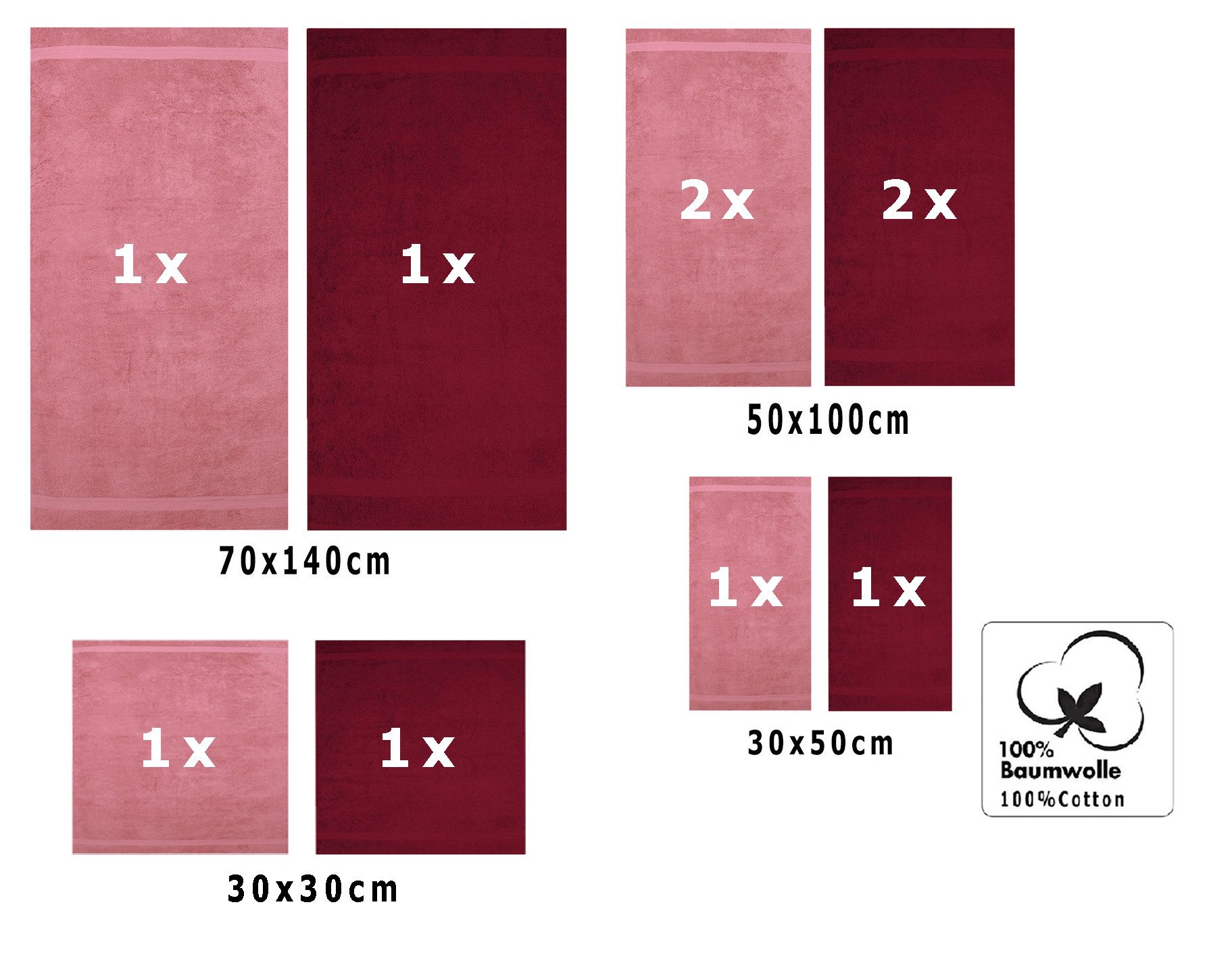 Betz Handtuch Set 10-TLG. Handtuch-Set Classic günstig online kaufen