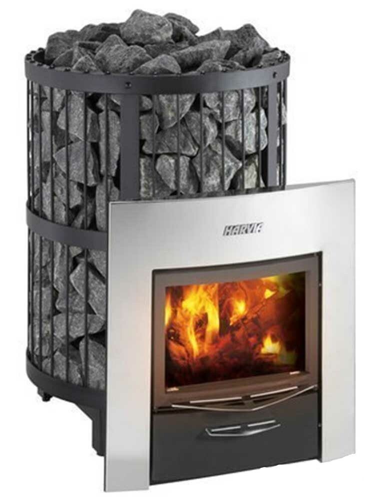 HARVIA Saunaofen Harvia Legend 240 DUO / Leistung 21,0 kW, 21 kW, Manuelle Steuerung, Holzbefeuerung; Gleichmäßige Wärmeverteilung; Aufgussbetrieb