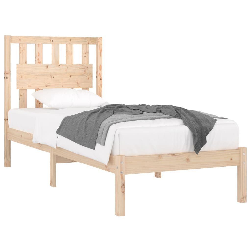 vidaXL Bett Massivholzbett Kiefer 100x200 cm günstig online kaufen