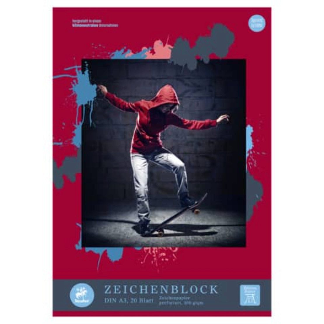Staufen Schulheft Staufen Dürer Zeichenblock A3 – 20 Bl., 1 von 4 Motiven zufällig