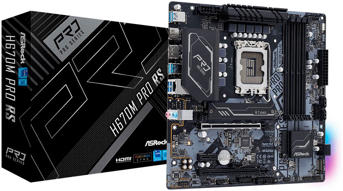 Asrock H670M Pro RS Mainboard