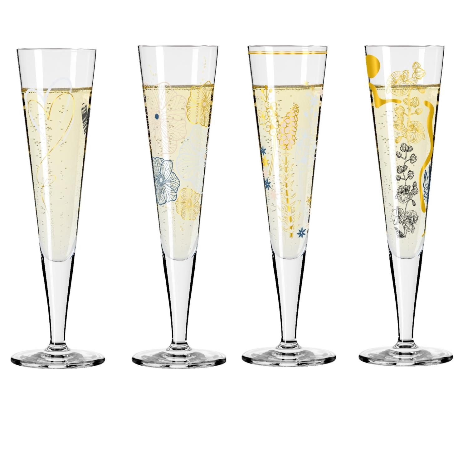 Champagnerglas GOLDNACHT