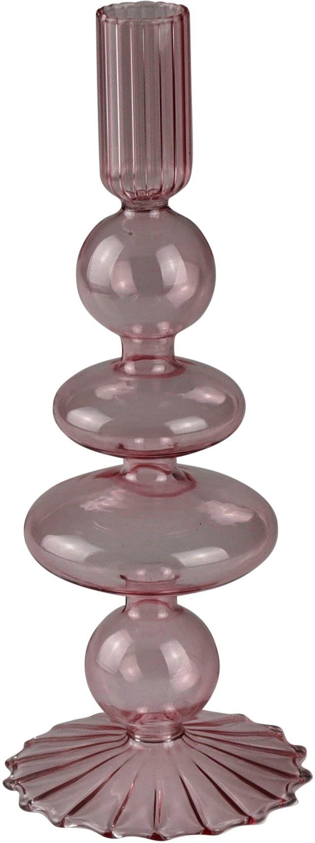 AM Kerzenhalter aus St), (Set, Design 2 ca. 22 cm Glas Höhe Stabkerzenhalter