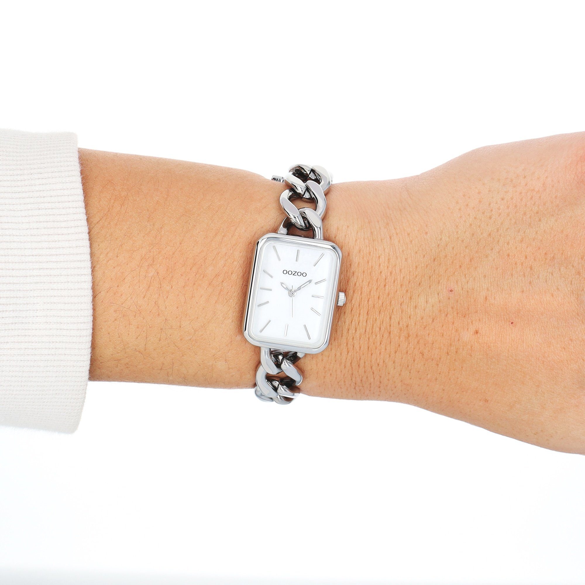 OOZOO Quarzuhr Damenuhr C11130 Perlmutta...