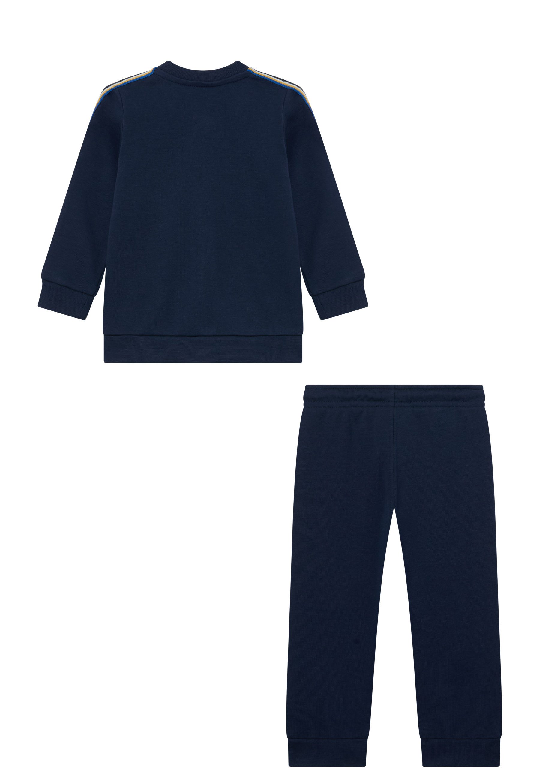 Champion Trainingsanzug Sports-inspired Toddler Terry Full Zip Sweatsuit with tape detailing (2-tlg), Zweiteiliges Set, mit Reißverschluss, aus Baumwolle und Polyester