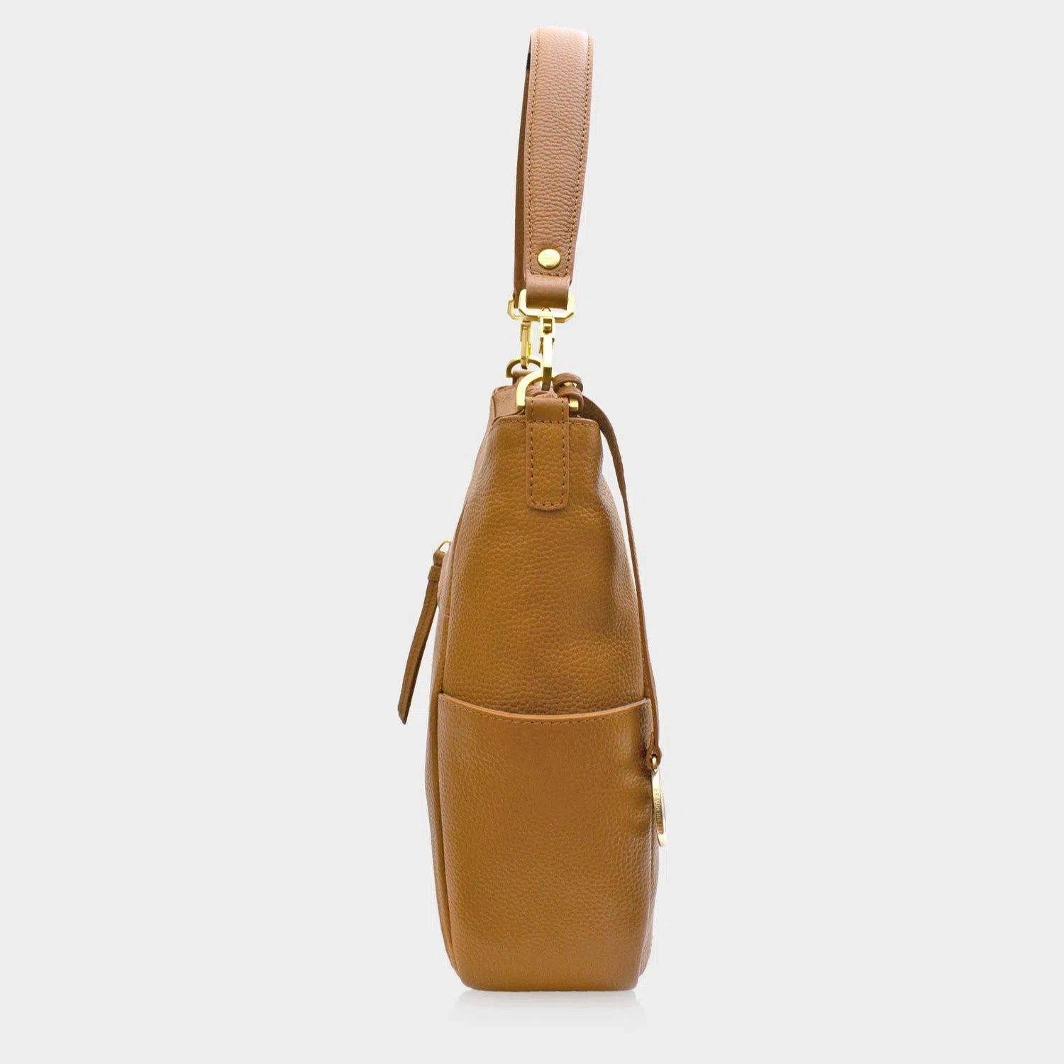 Braun Büffel Handtasche HANNA Hobo Bag braun
