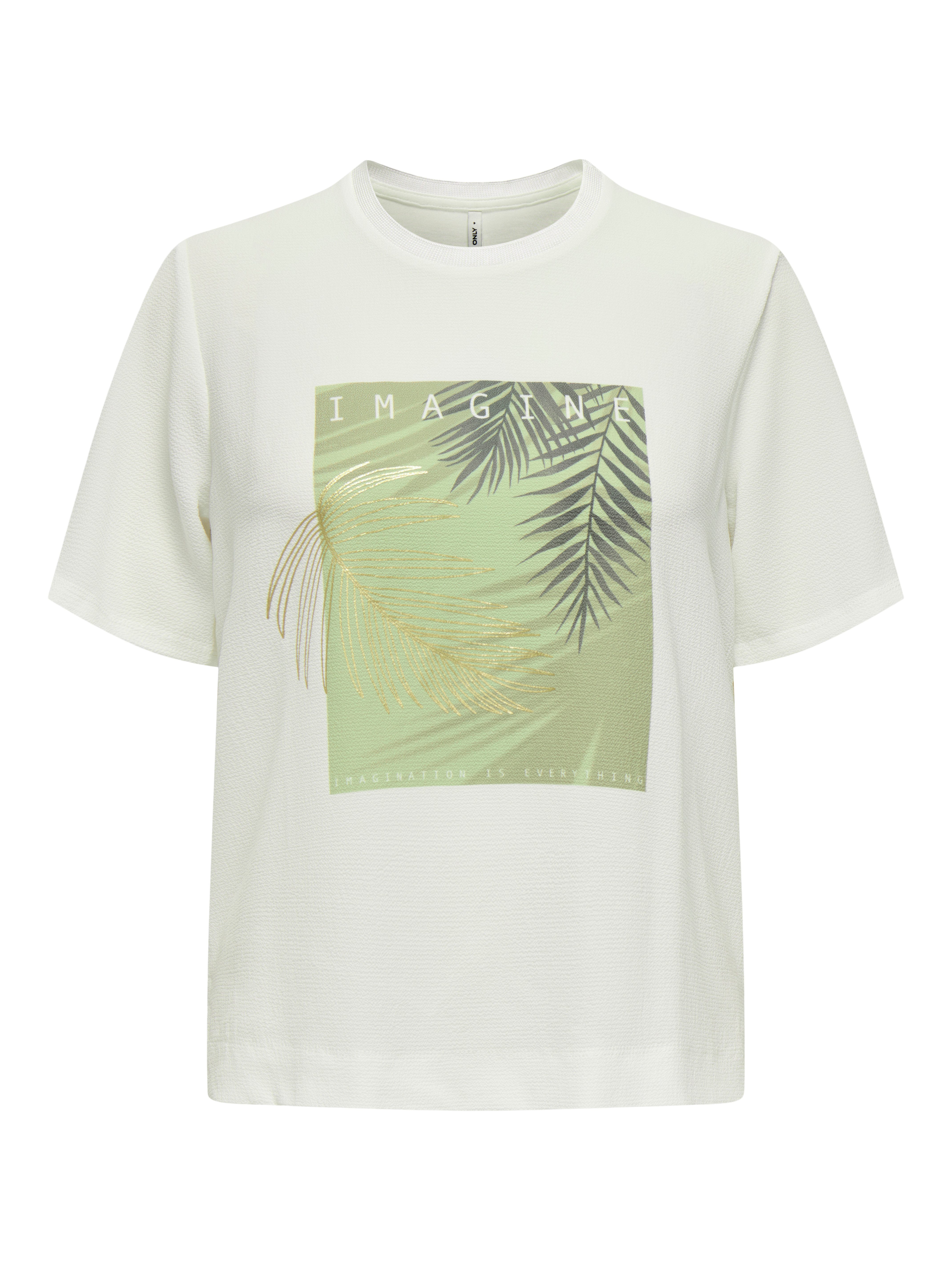 ONLY Kurzarmshirt ONLNEWFLORA S/S ART O-NECK günstig online kaufen
