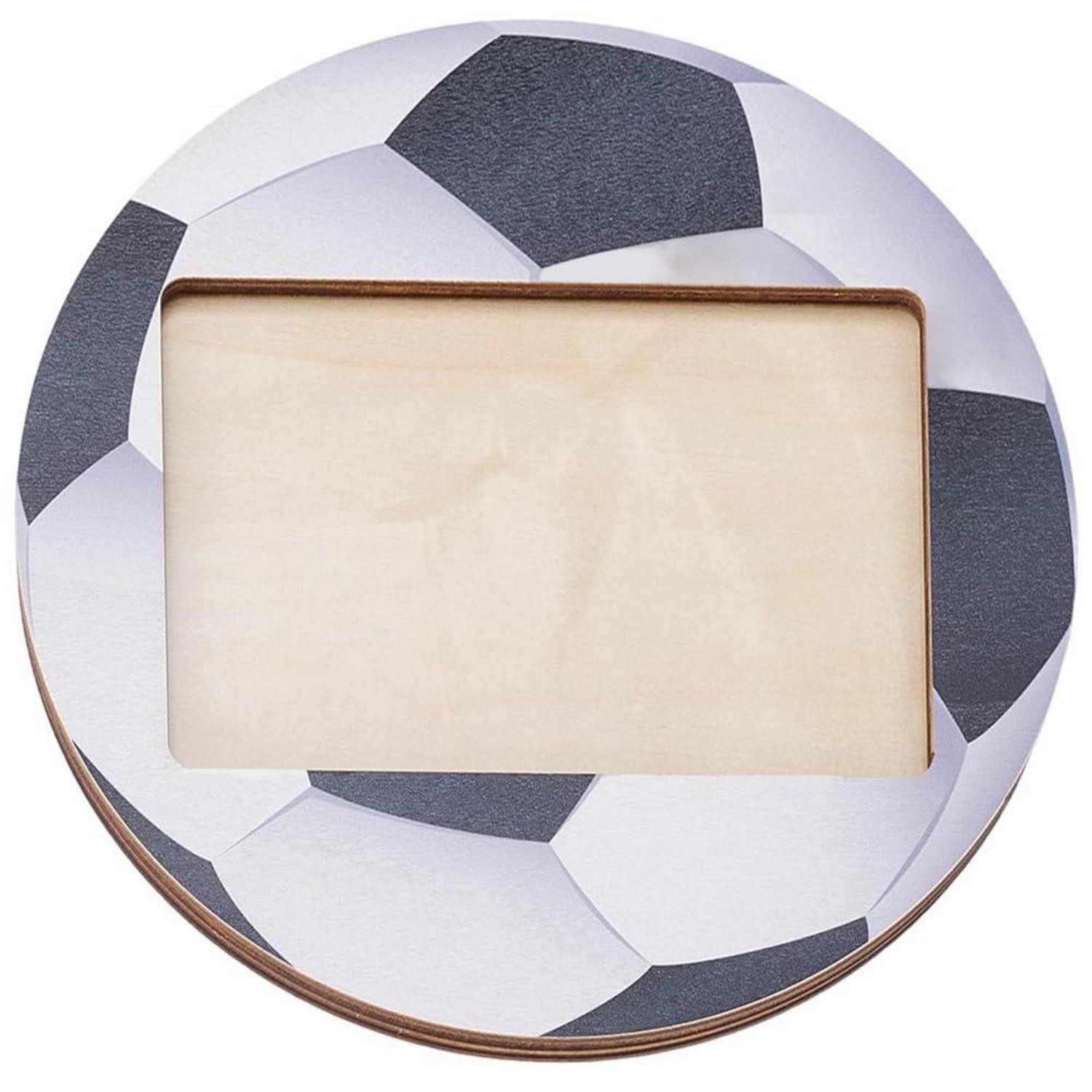 LuxusKollektion Bilderrahmen Fußball Fotorahmen 21x21cm, (1 St)