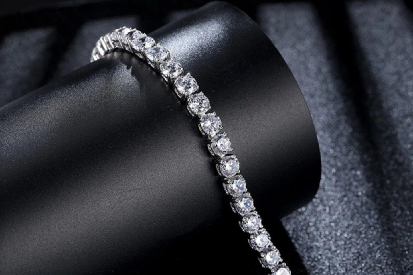 GOLDKLEIN Edelstahlarmband Edelstahl Zirkonia Steine Schmuck günstig online kaufen
