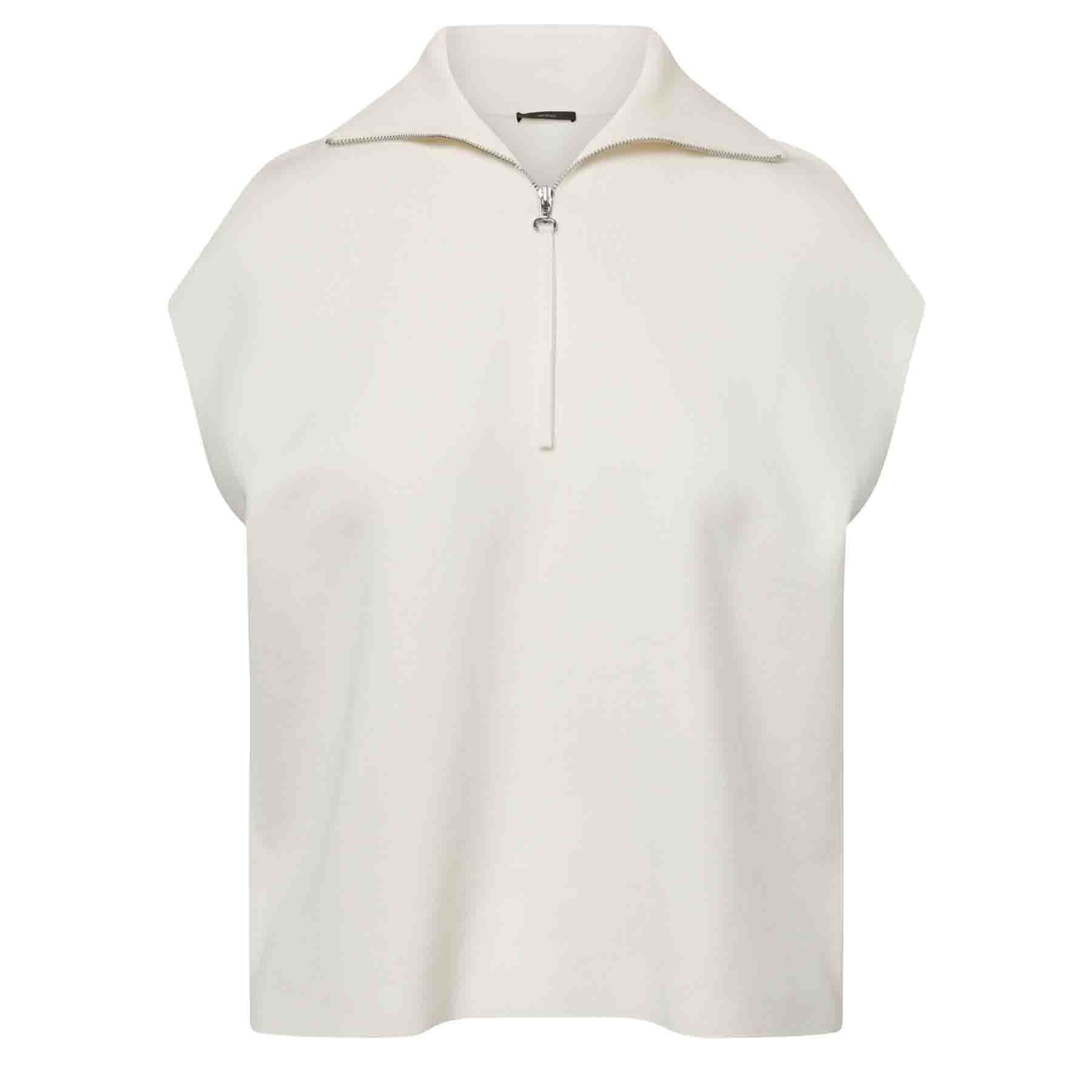 Windsor Stehkragenshirt Strickshirt aus Lyocell-Gemisch