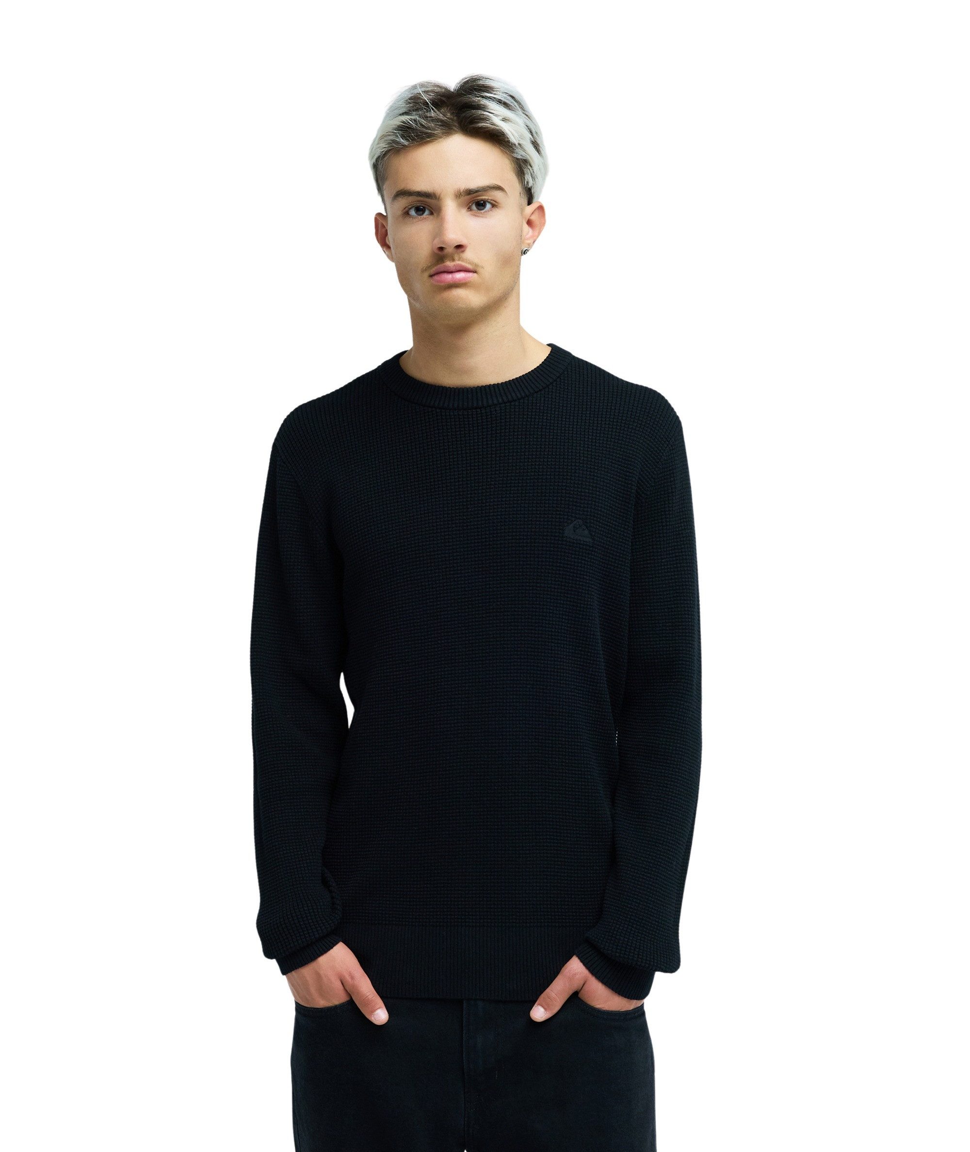 Quiksilver Sweatshirt WAFFLE SWEATER sportlicher Stil, für sportliche Aktivitäten und winterliche Tage