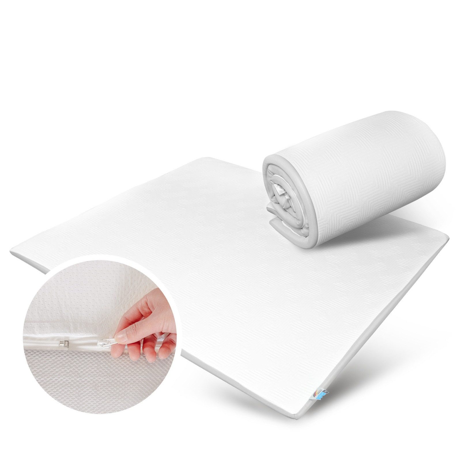 MARQA HOME, Topper Matratzentopper Komfortschicht, Reißverschlüsse, Waschba günstig online kaufen