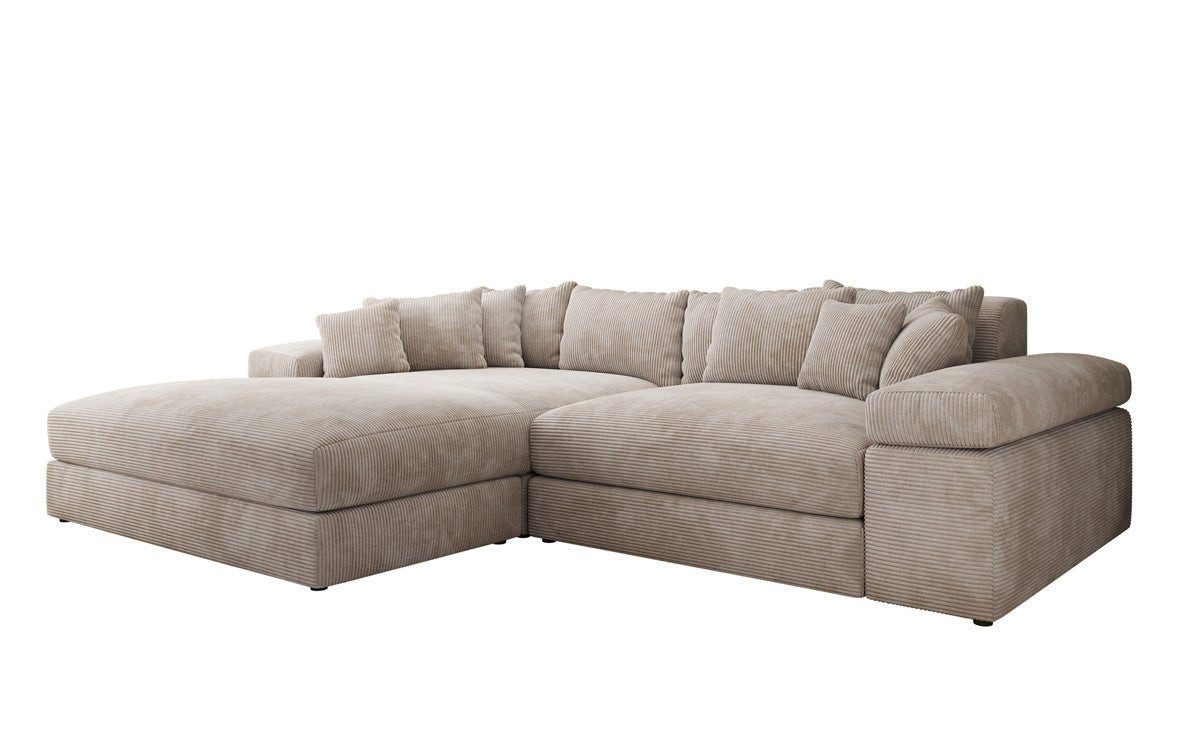 Luxusbetten24 Sofa Designer Sofa Bernardo, mit breiter Ottomane