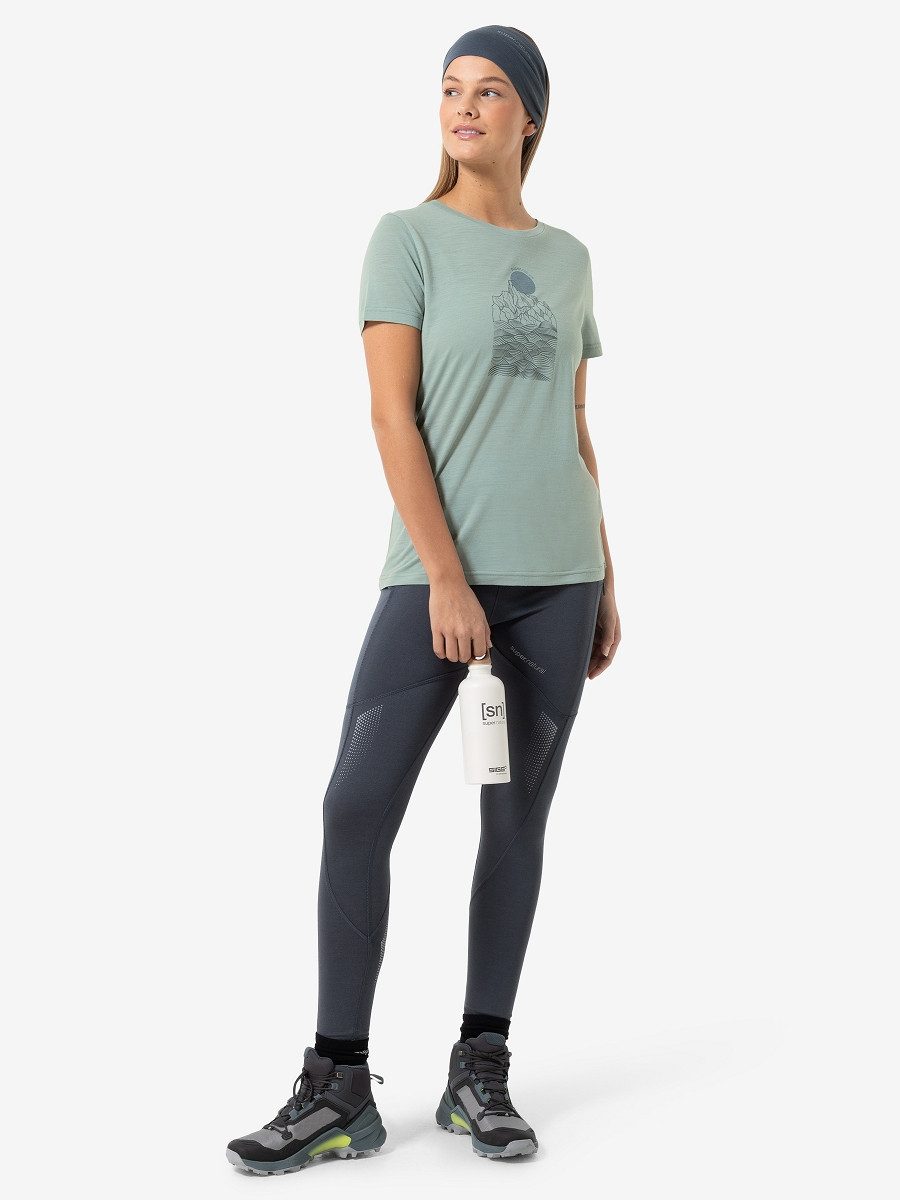 SUPER.NATURAL T-Shirt für Damen, Merino PREIKESTOLEN günstig online kaufen