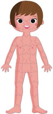 Janod Konturenpuzzle Der menschliche Körper, 225 Puzzleteile