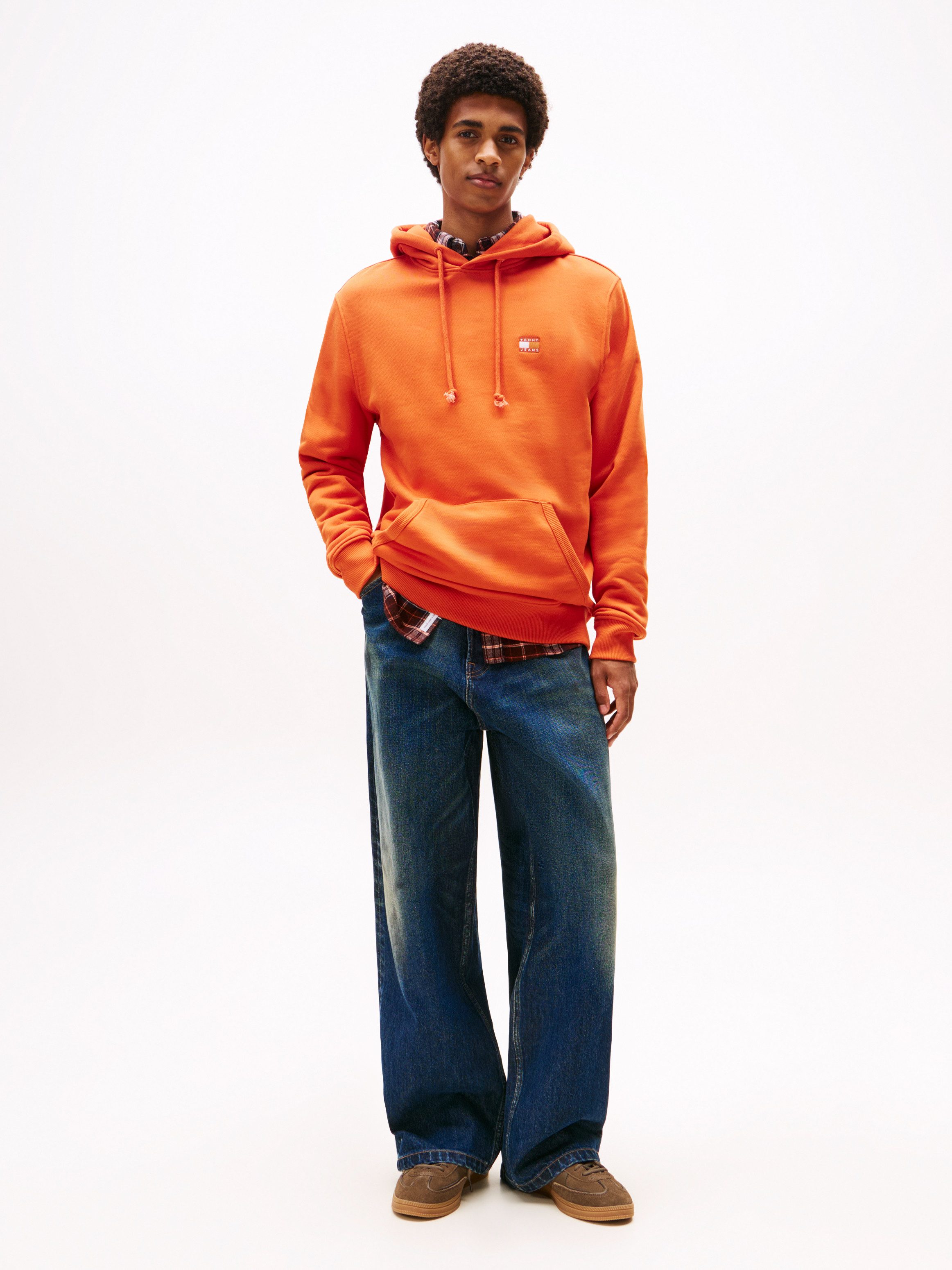 Tommy Jeans Hoodie TJM REG BADGE HOODIE EXT Mit Rundhalsausschnitt günstig online kaufen