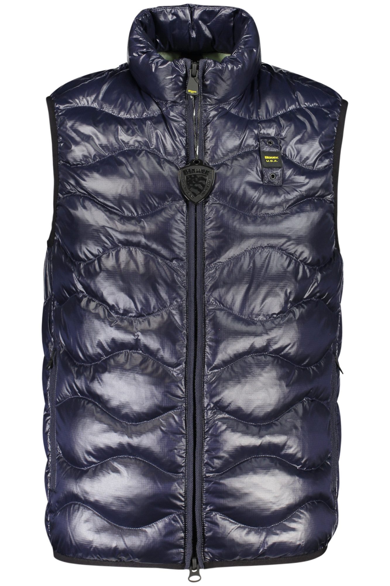 Blauer Outdoorjacke Herren Weste Blau: Ärmelos, Leicht, Praktisch mit 4 Taschen
