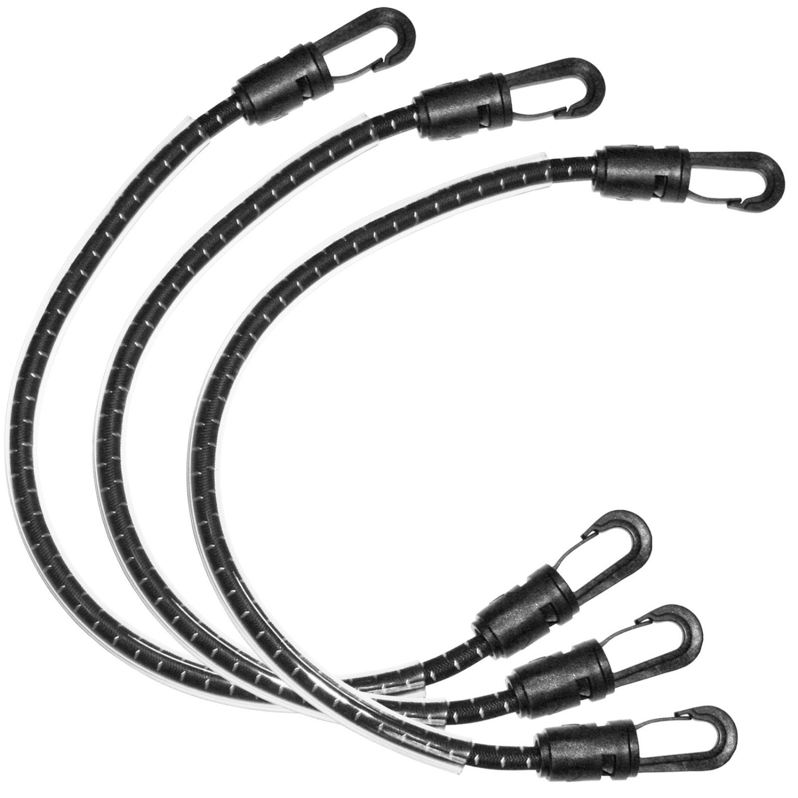 EQuest Pferde-Stalldecke elastischer Schweifriemen, 50 cm, 3 Stück