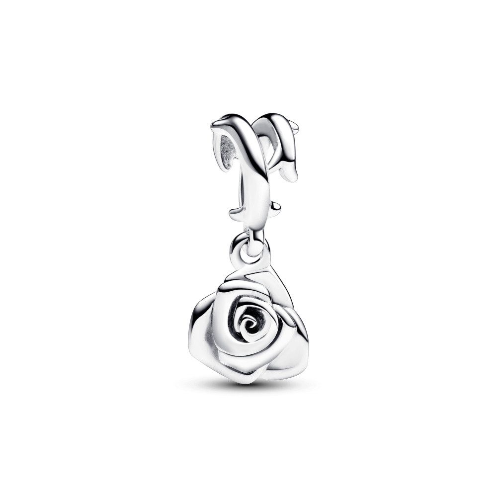 Charm-Einhänger Pandora Moments Rose in voller Blüte Charm Anhänger 793213C00